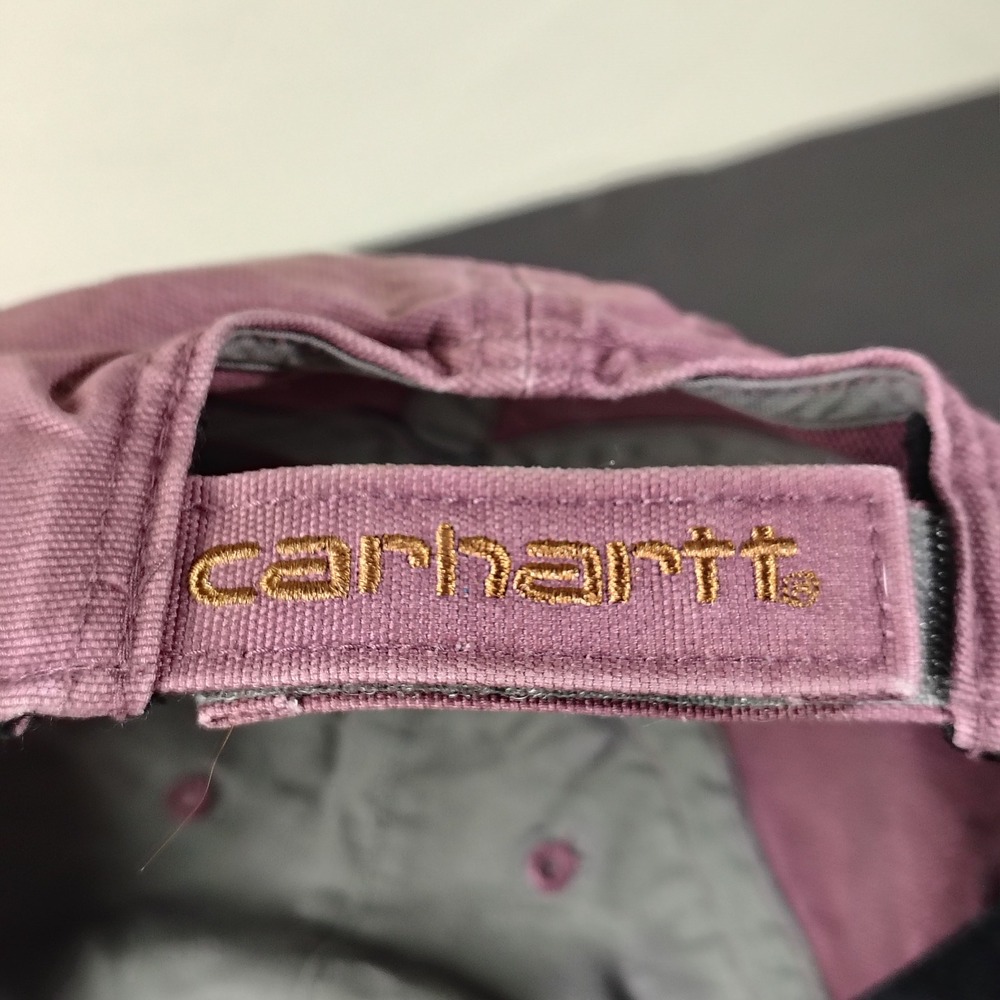 Carhartt Hat Cap Strapback One Size Rose Pink Odessa Canvas Cotton Womens - Picture 11 of 13